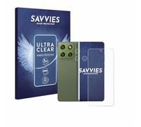 savvies Protection Ecran pour Motorola Edge 70 (Avant+Caméra) 18 Pièces - Film Protection Ultra Clair