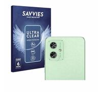 savvies Protection Ecran pour Motorola Moto G54 (Caméra UNIQUEMENT) (6 Pièces) - Film Protection Ultra Clair