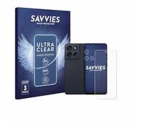 savvies Protection Ecran pour Motorola Moto G56 (Avant+Caméra) (6 Pièces) - Film Protection Ultra Clair