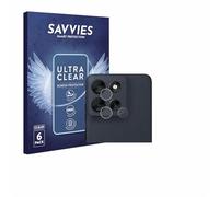 savvies Protection Ecran pour Motorola Moto G56 (Caméra UNIQUEMENT) 6 Pièces - Film Protection Ultra Clair