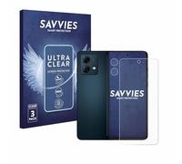 savvies Protection Ecran pour Motorola Moto G84 (Avant+Caméra) 6 Pièces - Film Protection Ultra Clair