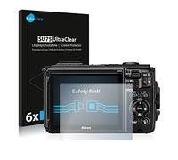 savvies Protection Ecran pour Nikon Coolpix W300 (6 Pièces) - Film Protection Ultra Clair