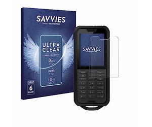 savvies Protection Ecran pour Nokia 800 Tough 6 Pièces - Film Protection Ultra Clair