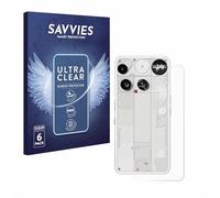 savvies Protection Ecran pour Nothing Phone (3) (Arrière) (6 Pièces) - Film Protection Ultra Clair
