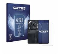 savvies Protection Ecran pour Nothing Phone (3a) Pro (Avant+Caméra) (6 Pièces) - Film Protection Ultra Clair