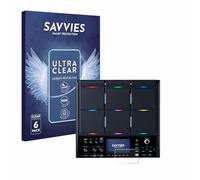 savvies Protection Ecran pour Roland SPD-SX PRO (6 Pièces) - Film Protection Ultra Clair
