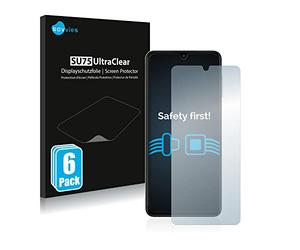 savvies Protection Ecran pour Samsung Galaxy A22 4G 6 Pièces - Film Protection Ultra Clair