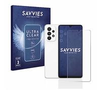 savvies Protection Ecran pour Samsung Galaxy A33 5G (Avant+Caméra) 6 Pièces - Film Protection Ultra Clair