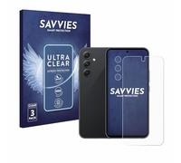 savvies Protection Ecran pour Samsung Galaxy A54 5G Enterprise Edition (Avant+Caméra) 6 Pièces - Film Protection Ultra Clair