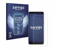 savvies Protection Ecran pour Samsung Galaxy A8 2018 (6 Pièces) - Film Protection Ultra Clair
