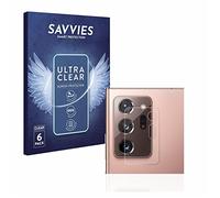 savvies Protection Ecran pour Samsung Galaxy Note 20 Ultra / 5G (Caméra) (6 Pièces) - Film Protection Ultra Clair