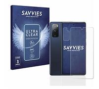 savvies Protection Ecran pour Samsung Galaxy S20 FE 5G (Avant+Caméra) 6 Pièces - Film Protection Ultra Clair