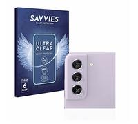 savvies Protection Ecran pour Samsung Galaxy S21 FE 5G (Caméra UNIQUEMENT) 6 Pièces - Film Protection Ultra Clair