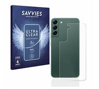 savvies Protection Ecran pour Samsung Galaxy S22 Plus 5G (Arrière) 6 Pièces - Film Protection Ultra Clair