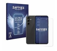 savvies Protection Ecran pour Samsung Galaxy S23 FE (Avant+Caméra) 6 Pièces - Film Protection Ultra Clair