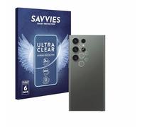 savvies Protection Ecran pour Samsung Galaxy S23 Ultra Enterprise Edition (Caméra UNIQUEMENT) 6 Pièces - Film Protection Ultra Clair