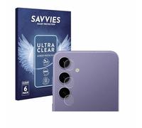 savvies Protection Ecran pour Samsung Galaxy S24 (Caméra UNIQUEMENT) (6 Pièces) - Film Protection Ultra Clair