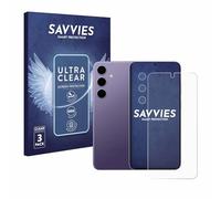 savvies Protection Ecran pour Samsung Galaxy S24 Enterprise Edition (Avant+Caméra) (6 Pièces) - Film Protection Ultra Clair