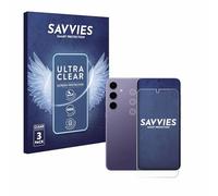 savvies Protection Ecran pour Samsung Galaxy S24 Plus (Avant+Caméra) (6 Pièces) - Film Protection Ultra Clair