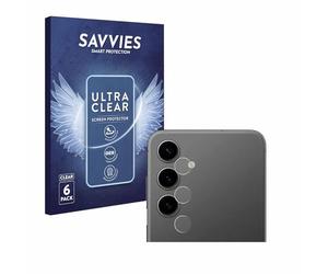 savvies Protection Ecran pour Samsung Galaxy S24 Plus (Caméra UNIQUEMENT) 6 Pièces - Film Protection Ultra Clair