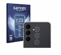 savvies Protection Ecran pour Samsung Galaxy S25 FE (Caméra UNIQUEMENT) (18 Pièces) - Film Protection Ultra Clair