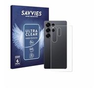 savvies Protection Ecran pour Samsung Galaxy S25 Ultra (Arrière) 6 Pièces - Film Protection Ultra Clair