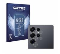 savvies Protection Ecran pour Samsung Galaxy S25 Ultra Enterprise Edition (Caméra UNIQUEMENT) (6 Pièces) - Film Protection Ultra Clair