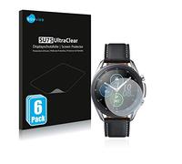 savvies Protection Ecran pour Samsung Galaxy Watch 3 (41mm) 6 Pièces - Film Protection Ultra Clair