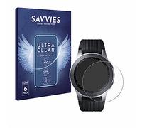 savvies Protection Ecran pour Samsung Galaxy Watch (46 mm) (6 Pièces) - Film Protection Ultra Clair