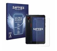 savvies Protection Ecran pour Samsung Galaxy XCover 5 Enterprise Edition (Avant+Caméra) 6 Pièces - Film Protection Ultra Clair
