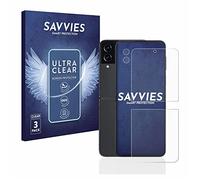 savvies Protection Ecran pour Samsung Galaxy Z Flip 4 (Avant+Caméra) (6 Pièces) - Film Protection Ultra Clair