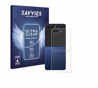 savvies Protection Ecran pour Samsung Galaxy Z Flip 7 (Arrière) (6 Pièces) - Film Protection Ultra Clair