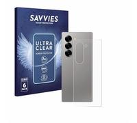 savvies Protection Ecran pour Samsung Galaxy Z Fold 6 5G (Arrière) 6 Pièces - Film Protection Ultra Clair