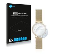 savvies Protection Ecran pour Skagen Hybrid Smartwatch Mini Hald (34 mm) (6 Pièces) - Film Protection Ultra Clair