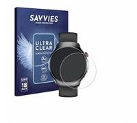 savvies Protection Ecran pour Smartwatch ET460 1.47" 18 Pièces - Film Protection Ultra Clair