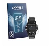 savvies Protection Ecran pour Timex Expedition Atlantis T5K463 6 Pièces - Film Protection Ultra Clair