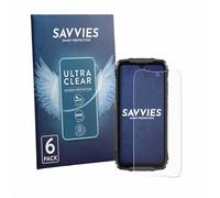 savvies Protection Ecran pour Ulefone RugKing 4 Pro 6 Pièces - Film Protection Ultra Clair
