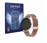 savvies Protection Ecran pour Xcoast X-Watch Siona 2 18 Pièces - Film Protection Ultra Clair