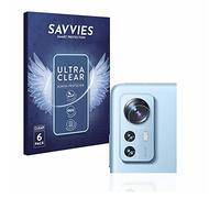 savvies Protection Ecran pour Xiaomi 12 (Caméra UNIQUEMENT) (6 Pièces) - Film Protection Ultra Clair