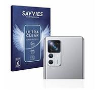 savvies Protection Ecran pour Xiaomi 12T Pro (Caméra UNIQUEMENT) 6 Pièces - Film Protection Ultra Clair