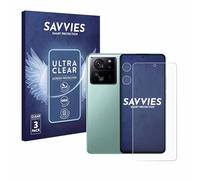 savvies Protection Ecran pour Xiaomi 13T Pro (Avant+Caméra) 6 Pièces - Film Protection Ultra Clair