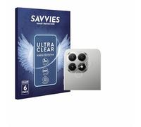 savvies Protection Ecran pour Xiaomi 15T (Caméra UNIQUEMENT) 6 Pièces - Film Protection Ultra Clair