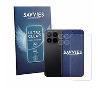 savvies Protection Ecran pour Xiaomi 17T Pro (Avant+Caméra) 18 Pièces - Film Protection Ultra Clair