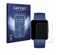 savvies Protection Ecran pour Xiaomi Poco Watch (6 Pièces) - Film Protection Ultra Clair