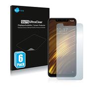 savvies Protection Ecran pour Xiaomi Pocophone F1 6 Pièces - Film Protection Ultra Clair