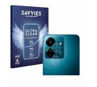 savvies Protection Ecran pour Xiaomi Redmi 13C (Caméra UNIQUEMENT) 6 Pièces - Film Protection Ultra Clair