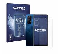 savvies Protection Ecran pour Xiaomi Redmi Note 11 Pro 5G (Avant+Caméra) (6 Pièces) - Film Protection Ultra Clair