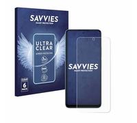 savvies Protection Ecran pour Xiaomi Redmi Note 12 4G (6 Pièces) - Film Protection Ultra Clair