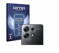 savvies Protection Ecran pour Xiaomi Redmi Note 13 4G (Caméra UNIQUEMENT) 6 Pièces - Film Protection Ultra Clair