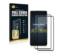 savvies Verre Trempé Complet compatible avec Xiaomi Redmi Note 10 5G (2 Pièces) Couverture Complète Protection Écran Dureté 9H - Full Cover Noir